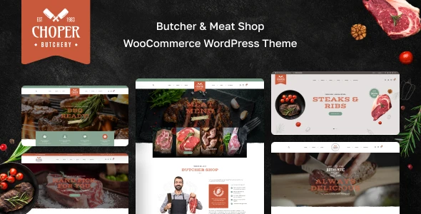Choper – Butcher Meat Shop WordPress Theme